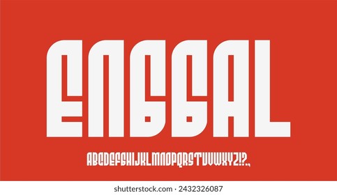 ENGGAL CONDENSED FONT VECTOR BOLD TYPEFACE EDITABLE