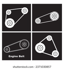 Engine belt icon vector illustration symbol design