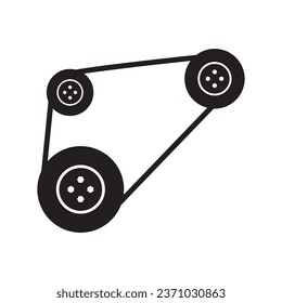 Engine belt icon vector illustration symbol design