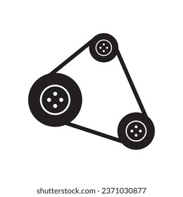 Engine belt icon vector illustration symbol design