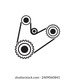 Engine belt icon vector illustration symbol design