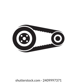 Diseño de símbolos de la ilustración del vector del icono del motor