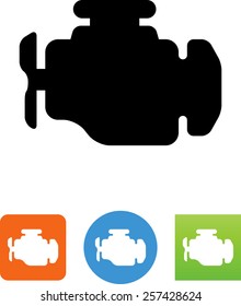 Engine Block Icon Stock Vector (Royalty Free) 257428624 | Shutterstock