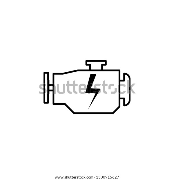engine, car icon. Can be used for web, logo,\
mobile app, UI, UX on white\
background