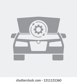 Engine car services icon