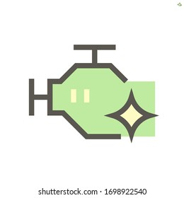Engine car vector icon design, 48X48 pixel perfect and editable stroke.