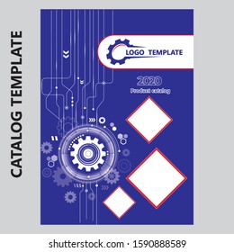 engine catalog template gear logo