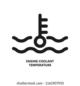 engine coolant symbol