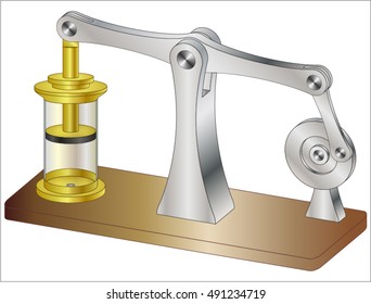 Engine Crank and Lever Mechanism