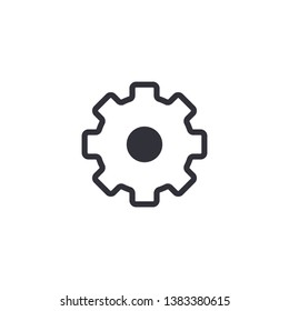Engine element outline vector icon