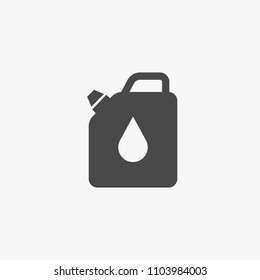 Engine fuel vector icon