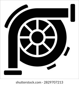 Engine Icon Element For Design