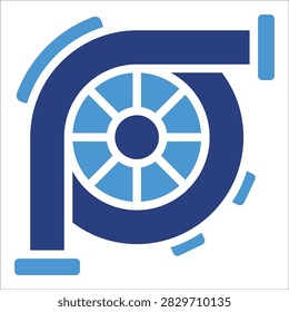Engine Icon Element For Design