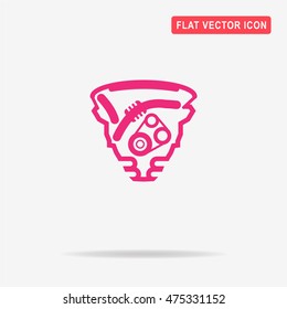 Engine icon. Vector concept illustration for design.