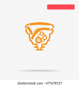 Engine icon. Vector concept illustration for design.