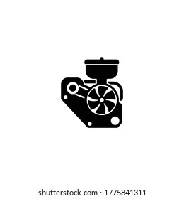 Engine  icon vector in trendy flat style isolated on white background