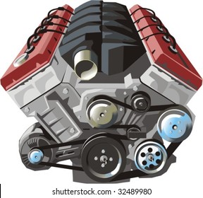 ENGINE of INTERNAL COMBUSTION FRONTAL