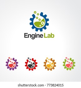 Engine Lab Logo Vector, Icon, And Element For Business