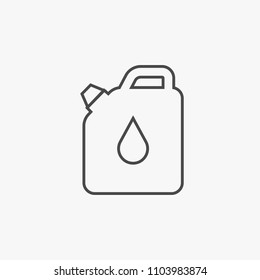 Engine line fuel vector icon