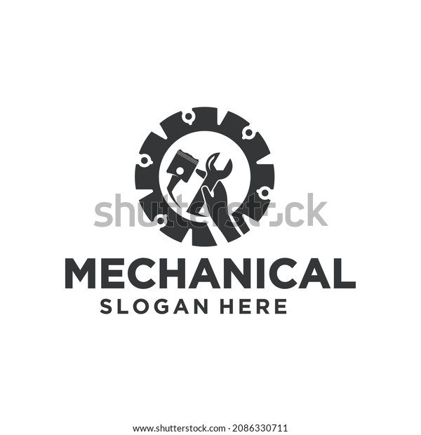 Engine mechanical technology logo automotive
piston symbol logo modern piston logo
