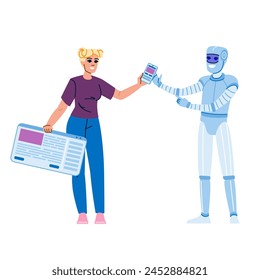 engine mobile first indexing vector. optimization website, ranking user, experience responsive engine mobile first indexing character. people flat cartoon illustration