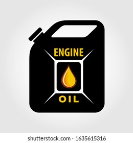 Engine oil design template. Vector Illustration
