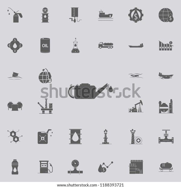 Engine oil icon. Oil icons universal set for web\
and mobile