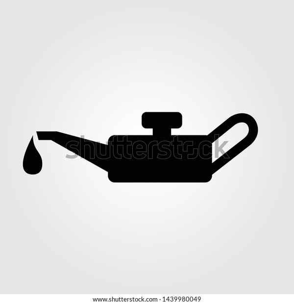 Engine oil icon isolated on white\
background. Vector\
illustration.