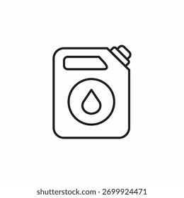 Vector de signo de icono de aceite de motor