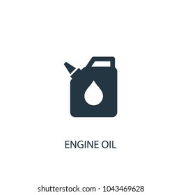 engine oil icon. Simple element illustration. engine oil concept symbol design from car service collection. Can be used for web and mobile.