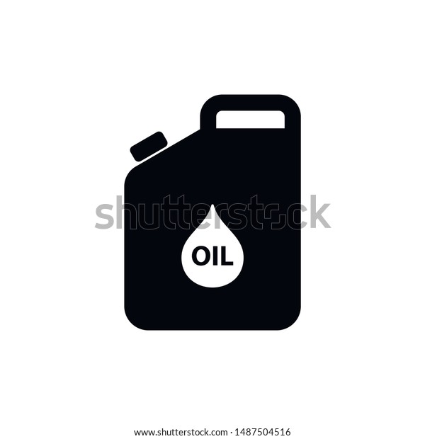 engine oil icon vector\
design template