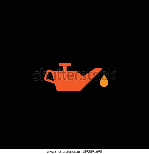 Engine oil icon.flat design, vector\
illustration.Simple vector\
icon.