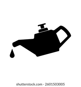 engine oil indicator icon, simple flat style, illustration, logo sign symbol pictogram template, for ui or ux isolated on white for mobile app, editable