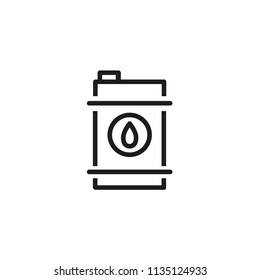 Engine oil line icon. Gasoline, diesel, fuel. Energy concept. Can be used for topics like automobiles, service, transportation
