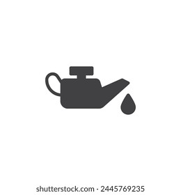 Engine oil service vector icon. filled flat sign for mobile concept and web design. Engine Oil glyph icon. Symbol, logo illustration. Vector graphics