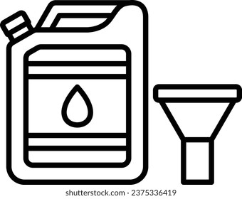 Engine Oil vector icon. Can be used for printing, mobile and web applications.