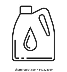 engine oil vector icon in simple outline style. This icon are perfect for your websites and applications.