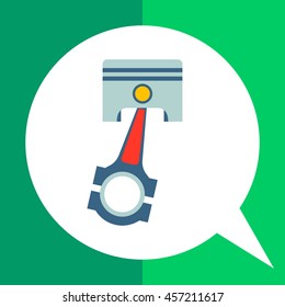 Engine piston icon