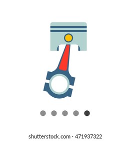 Engine piston icon