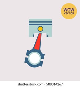 Engine piston icon