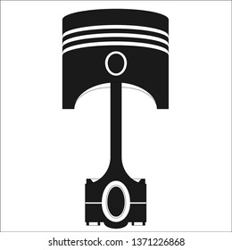 engine piston vector