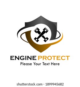 Ilustración del logotipo de protección del motor