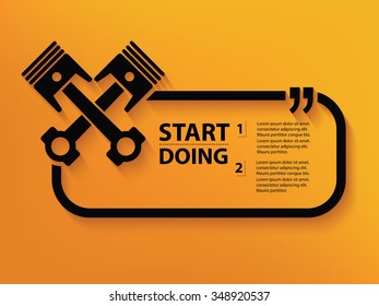 Engine Quotation Mark Speech Bubble,design