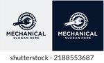 engine repair mechanic logo, Service, maintenance, Automotive and motorcycle repair shop logos and cars