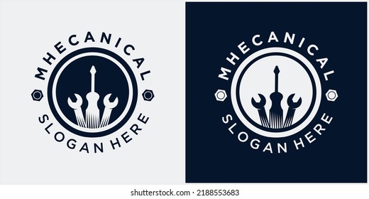 engine repair mechanic logo, Service, maintenance, Automotive and motorcycle repair shop logos and cars