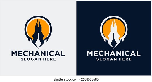 engine repair mechanic logo, Service, maintenance, Automotive and motorcycle repair shop logos and cars