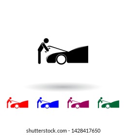 engine repair multi color icon. Elements of cars service and repair parts set. Simple icon for websites, web design, mobile app, info graphics