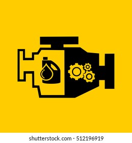 Engine repair Vector Icon.