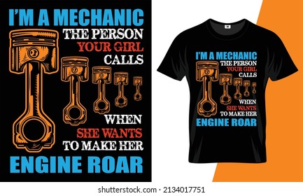 Engine Roar tee shirt design template