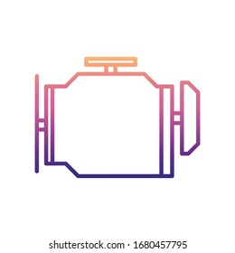 engine sign nolan icon. Simple thin line, outline vector of Cars service and repair parts icons for ui and ux, website or mobile application